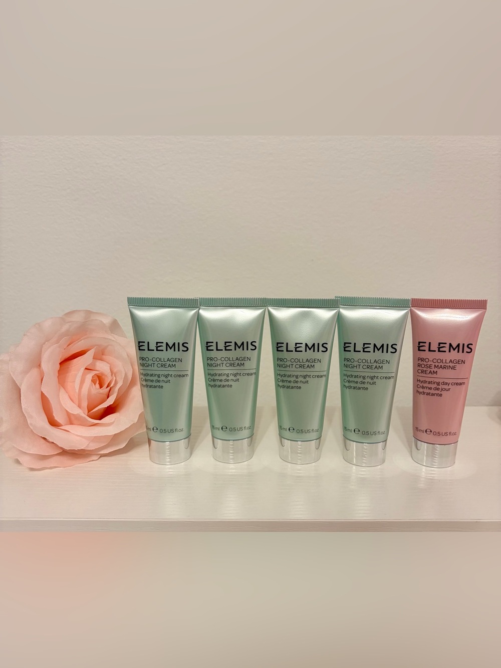 ELEMIS *Authentic* Pro-Collagen Night Cream & Rose Marine Cream Bundle